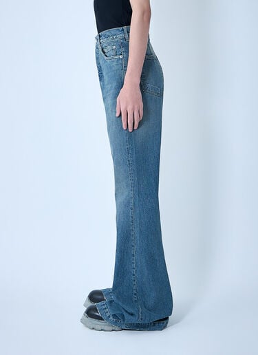 Rick Owens DRKSHDW Denim Bolan Bootcut Pants Blue drk0164017