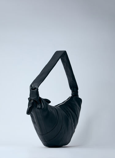 Lemaire Large Croissant Shoulder Bag Black lem0360007