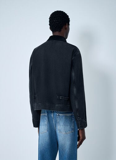 Denim Zip-Up Jacket Maison Margiela Denim Zip-Up Jacket Black mla0161001