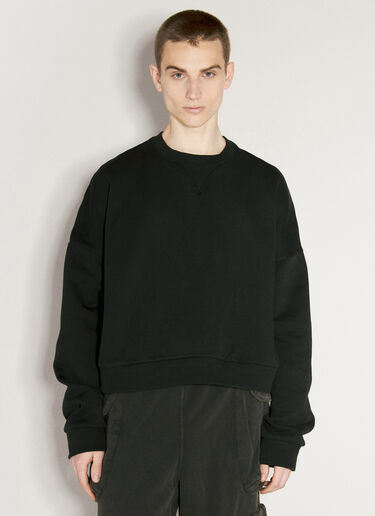 Entire Studios Box Crewneck Sweatshirt Black ent0155024