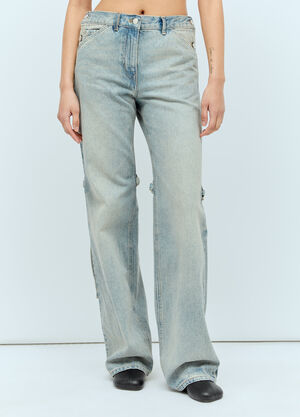 Courrèges Sailor Baggy Jeans Blue cou0255010