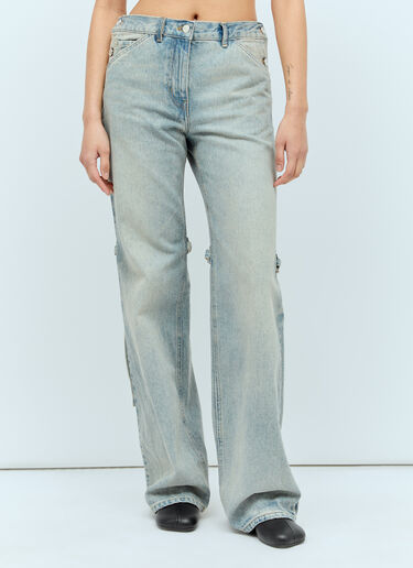 Courrèges Sailor 宽松牛仔裤  蓝色 cou0255010