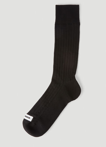 Jil Sander+ Long Socks Black jsp0145014