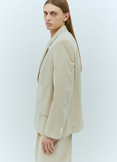 La Veste Titolo Blazer Jacquemus La Veste Titolo Blazer Beige jac0156001