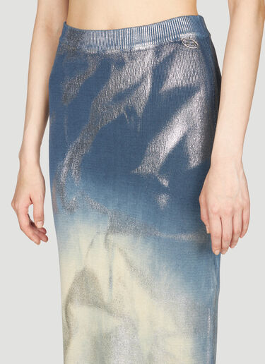 Diesel M-Ilan Midi Skirt Blue dsl0255017