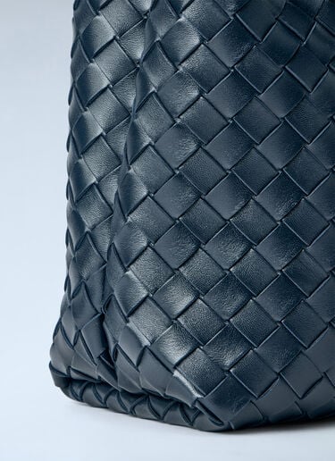 LN-CC® - Bottega Veneta: Medium Andiamo Handbag - Blue Bottega Veneta Medium Andiamo Handbag Blue bov0264013