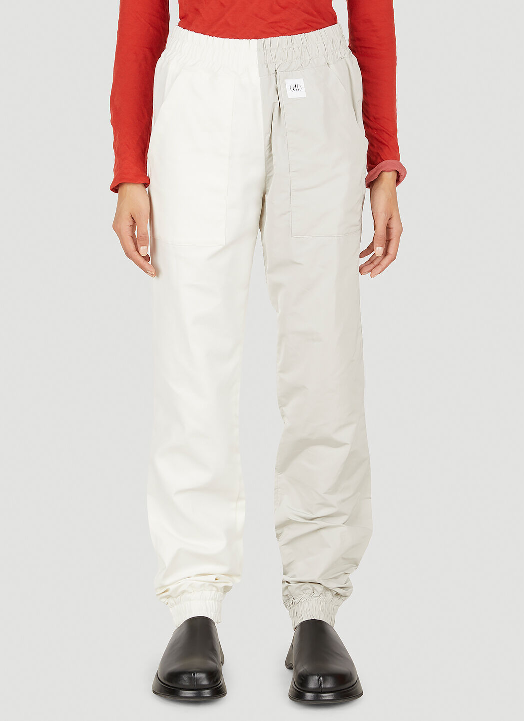 Side split track store pants