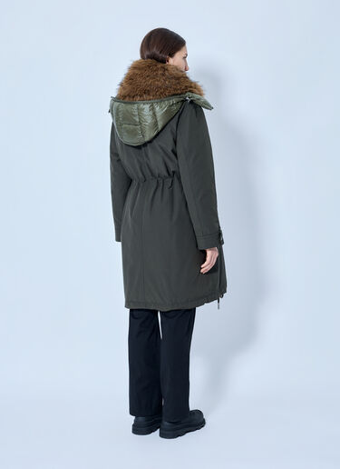 LN-CC® - Moncler: Halicte Long Parka - Dark Green Moncler Halicte Long Parka Dark Green mon0266016