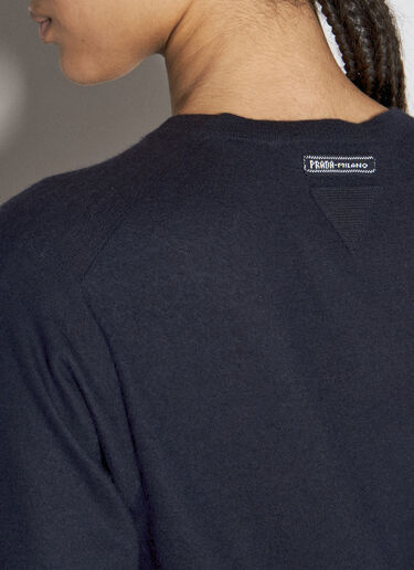 Cashmere Top Prada Cashmere Top Navy pra0256002
