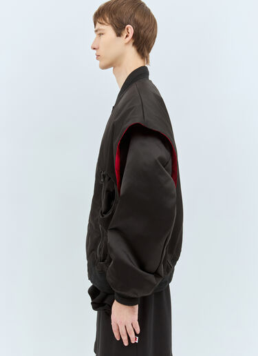 Walter Van Beirendonck Tunnel Bomber Jacket Black wlt0158001