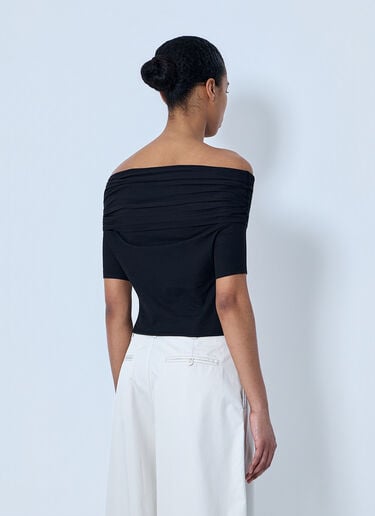 Lemaire Short Sleeve Twisted Top Black lem0264010