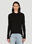 Courrèges Suspender Strap Sweater Black cou0151004