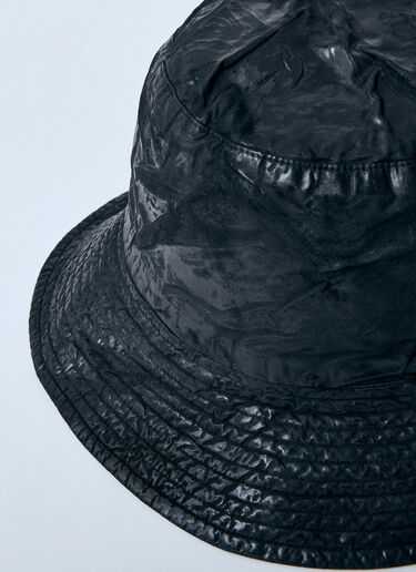 Rick Owens DRKSHDW Coated Bucket Hat Black drk0160030