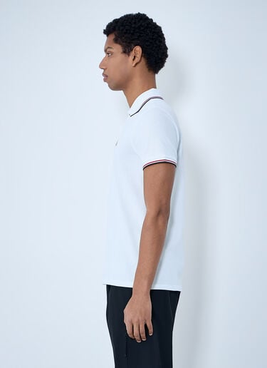 Moncler Piqué Polo Shirt White mon0163033