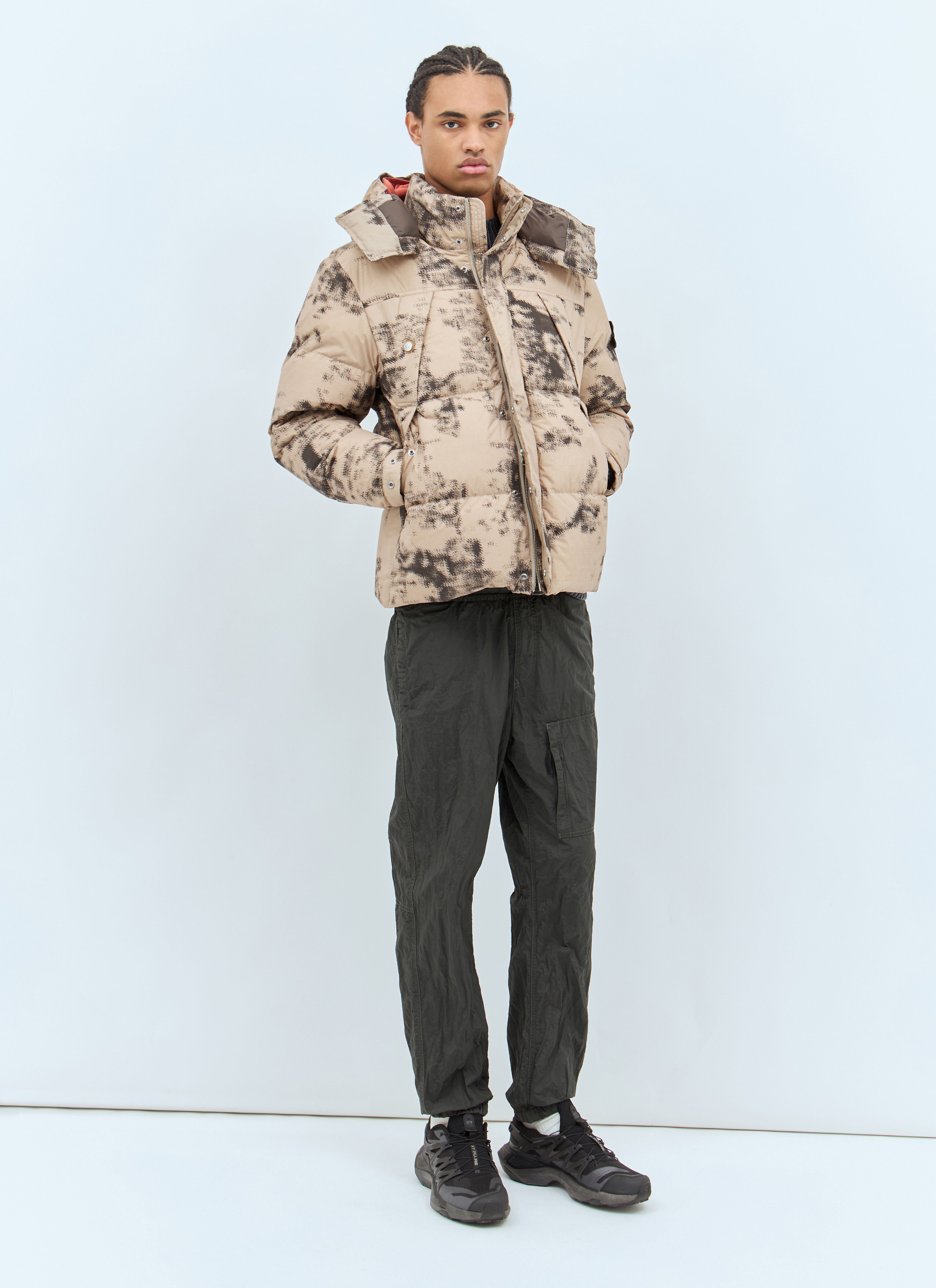 Stone Island Men s Compass Patch Track Pants in Grey LN CC