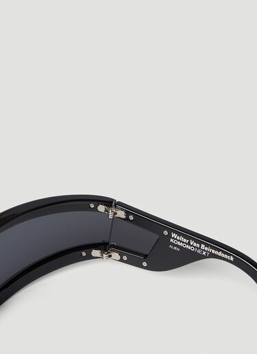 Walter Van Beirendonck x Komono Alien Sunglasses Black wlt0152047