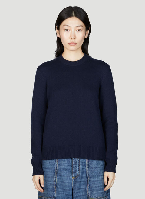 Gucci Leather Elbows Cashmere Sweater Black guc0255023
