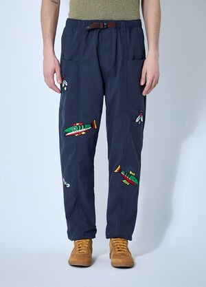 Brain Dead x SOUTH2 WEST8 Fishing Pants Blue brw0160003