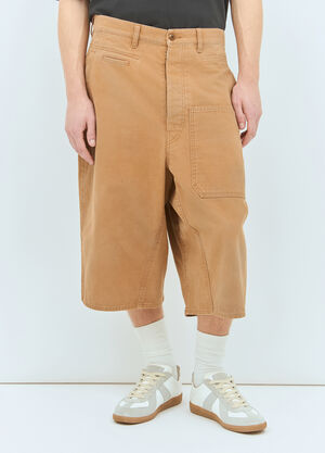 Entire Studios Canvas Shorts Grey ent0158017