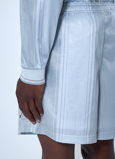 Acne Studios Striped Elasticated Shorts Grey acn0164034