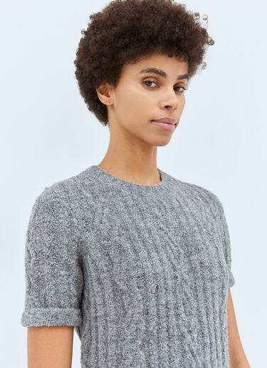 JW Anderson 케이블 니트 스웨터  그레이 jwa0258003