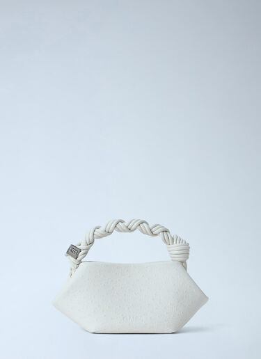 LN-CC® - GANNI: Bou Mini Handbag - White GANNI Bou Mini Handbag White gan0265054