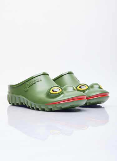 JW Anderson X Wellipets Frog Slip-On Shoes Green jwa0356001