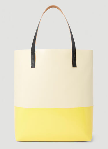 Marni Logo Shopping Tote Bag Cream mni0152020