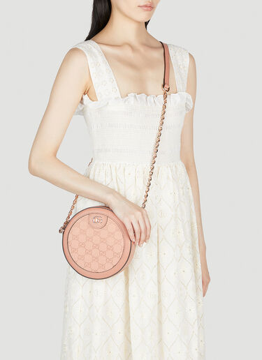 Gucci Ophidia Circle Shoulder Bag Pink guc0253209
