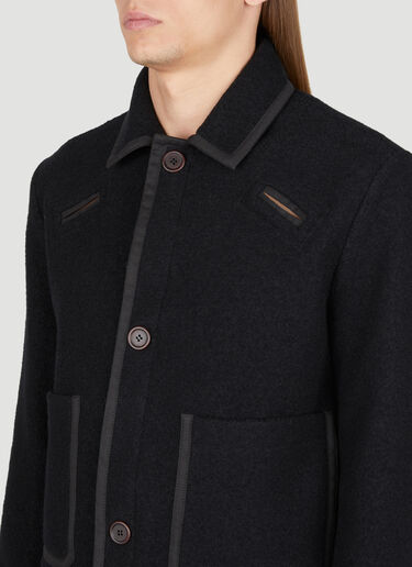 Diomene Boiled Wool Jacket Black dio0153015