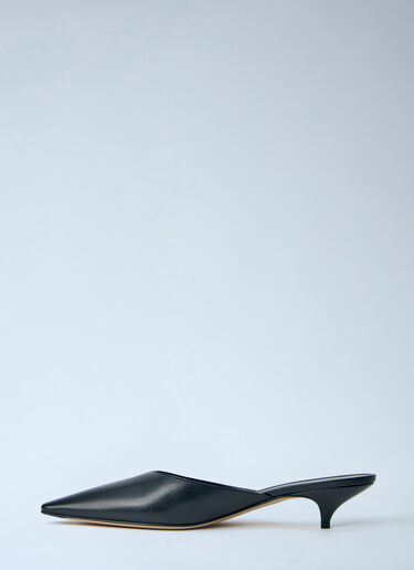 The Row Liisa Kitten Heels Black row0264072