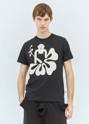 Walter Van Beirendonck Hawaii T-Shirt Black wlt0158012