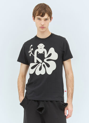 Walter Van Beirendonck Hawaii T-Shirt Black wlt0158012