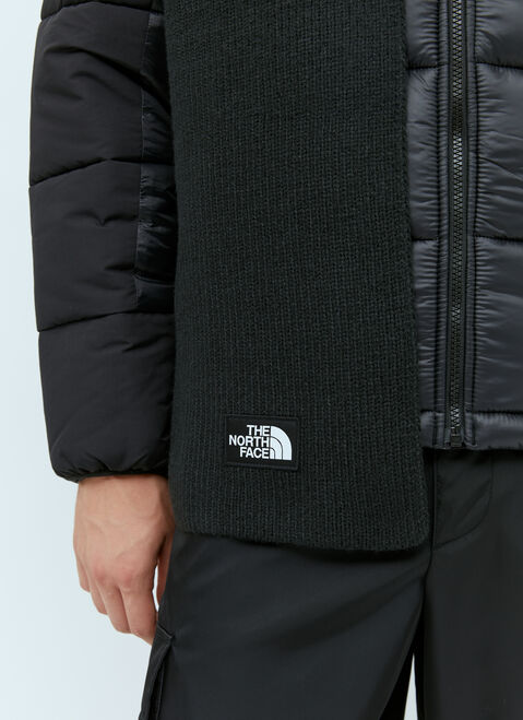 The North Face Logo Patch Scarf Black tnf0154022