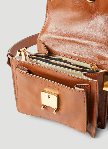 Marni Trunk Soft Mini Shoulder Bag Brown mni0253054