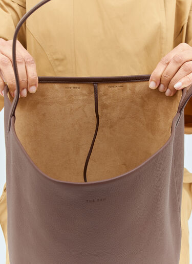 The Row Large N/S Park Tote Bag Brown row0258041