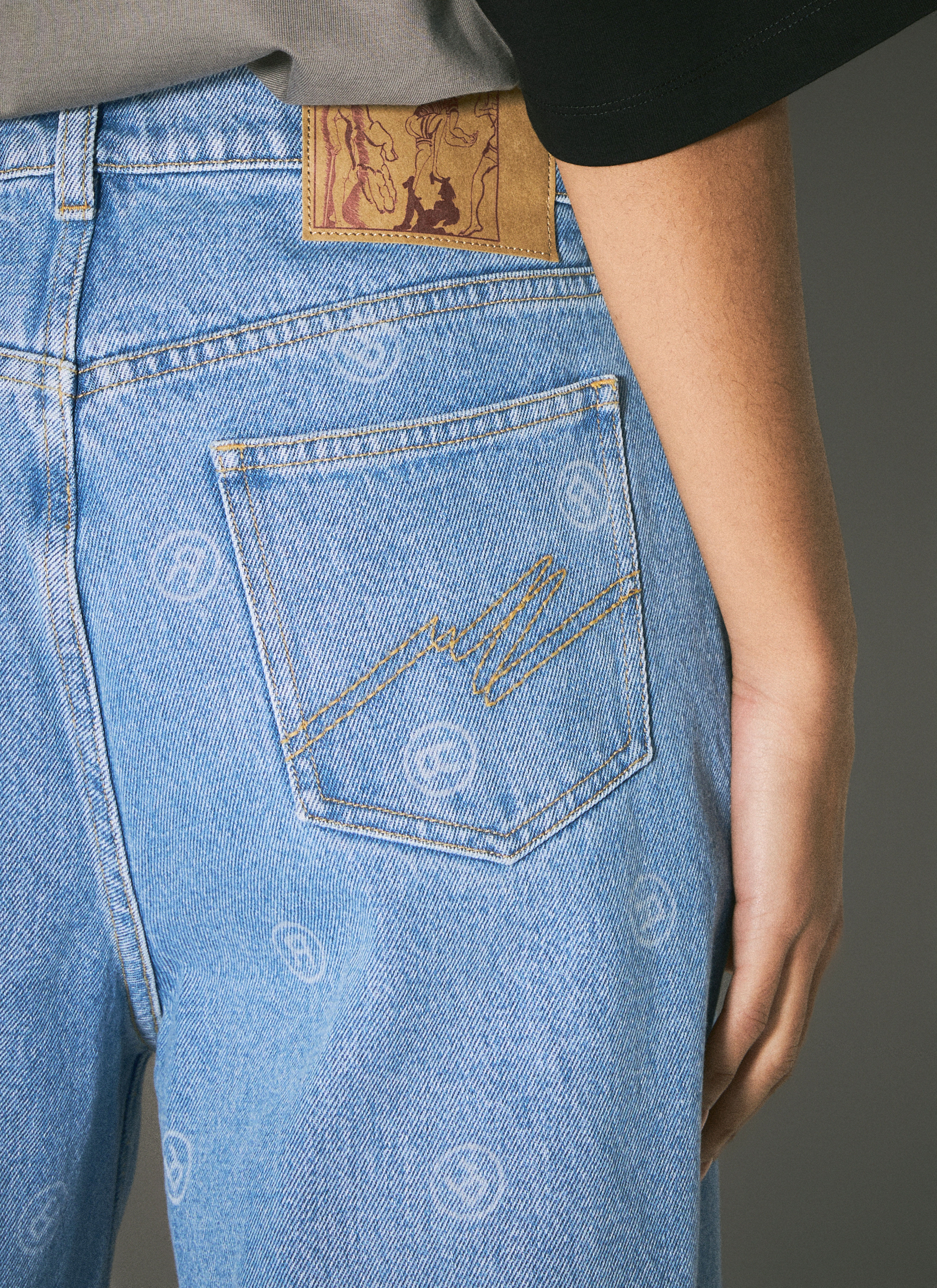 Martine Rose レディース エクステンド ワイドレッグジーンズ の