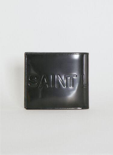 デボス加工ロゴ イースト/ウェスト ウォレット Saint Laurent デボス加工ロゴ イースト/ウェスト ウォレット ブラック sla0154047