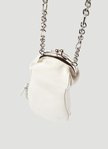 Maison Margiela Tabi Chain Shoulder Bag Cream mla0243067