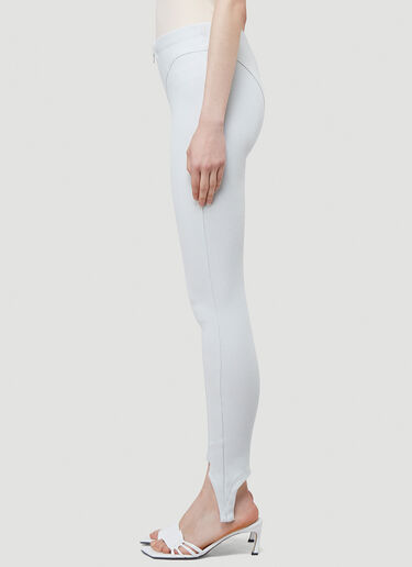 Lourdes 80s Stirrup Leggings Grey lou0242006