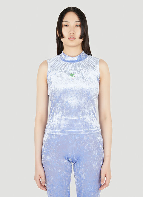Boiler Room x P.A.M. Plush Portal Sleeveless Top Red bor0350005