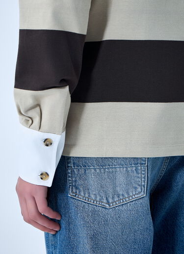 Vivienne Westwood Archive Rugby Cotton Polo Shirt Brown vvw0164014