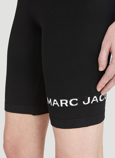Marc Jacobs Logo Print Sport Shorts Black mcj0247017