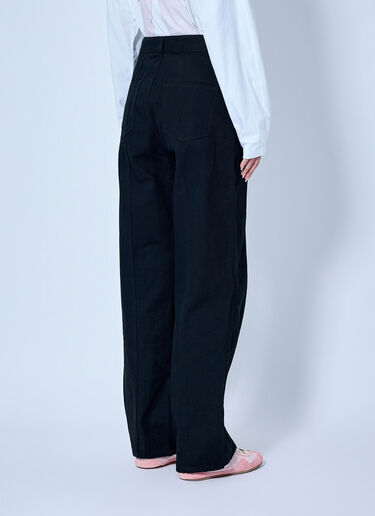 LN-CC® - Cecilie Bahnsen: Carmela Denim Trousers - Black Cecilie Bahnsen Carmela Denim Trousers Black cec0266010