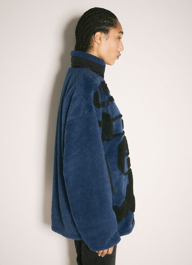 Y/Project Paris' Best Jacquard Fleece Jacket Dark Blue ypr0358014