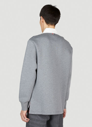 Thom Browne Polo Sweater Grey thb0152003
