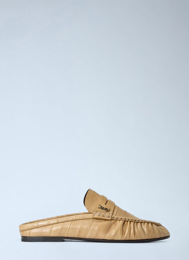 LN-CC® - Saint Laurent: Le Loafers Mules - Beige Saint Laurent Le Loafers Mules Beige sla0263039