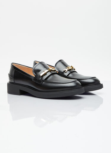 Gianvito Rossi Martine Leather Loafers Black gia0255012