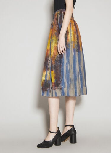 그래픽 프린트 퀼로트 팬츠 Vivienne Westwood 그래픽 프린트 퀼로트 팬츠 퍼플 vvw0356001