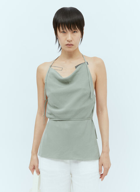 St. Agni Adjustable Strap Top Cream sta0255001